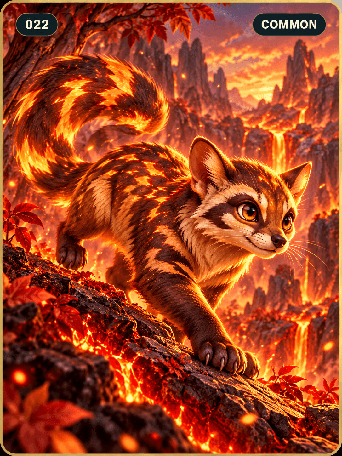 Glint Civet — Ember theme artwork