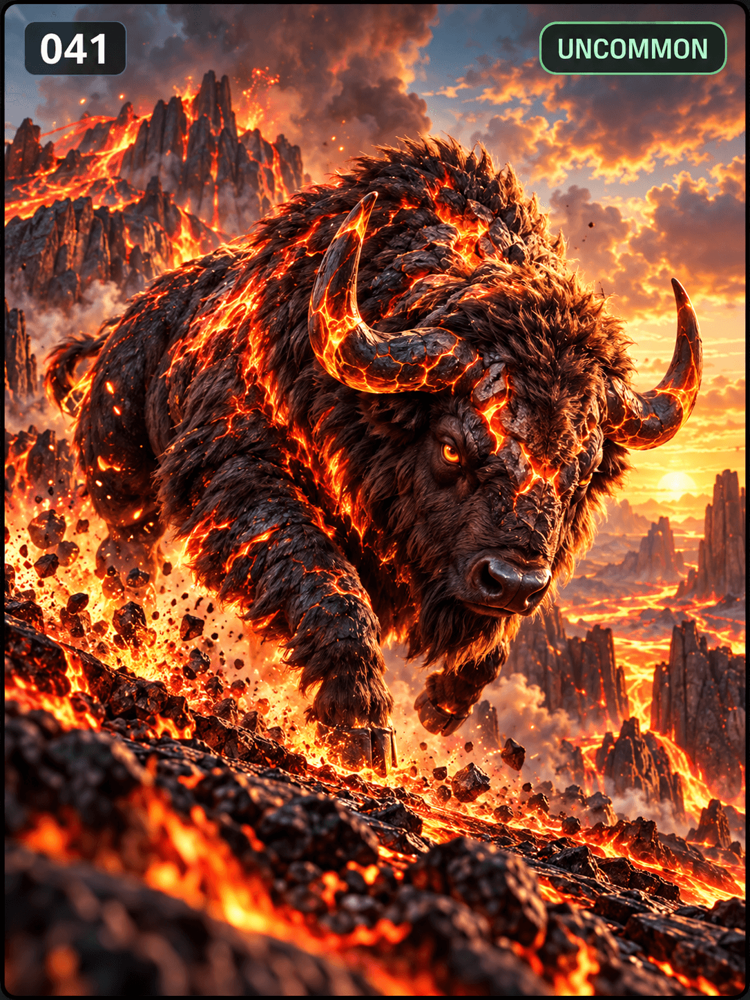 Ironheat Bison — Ember theme artwork