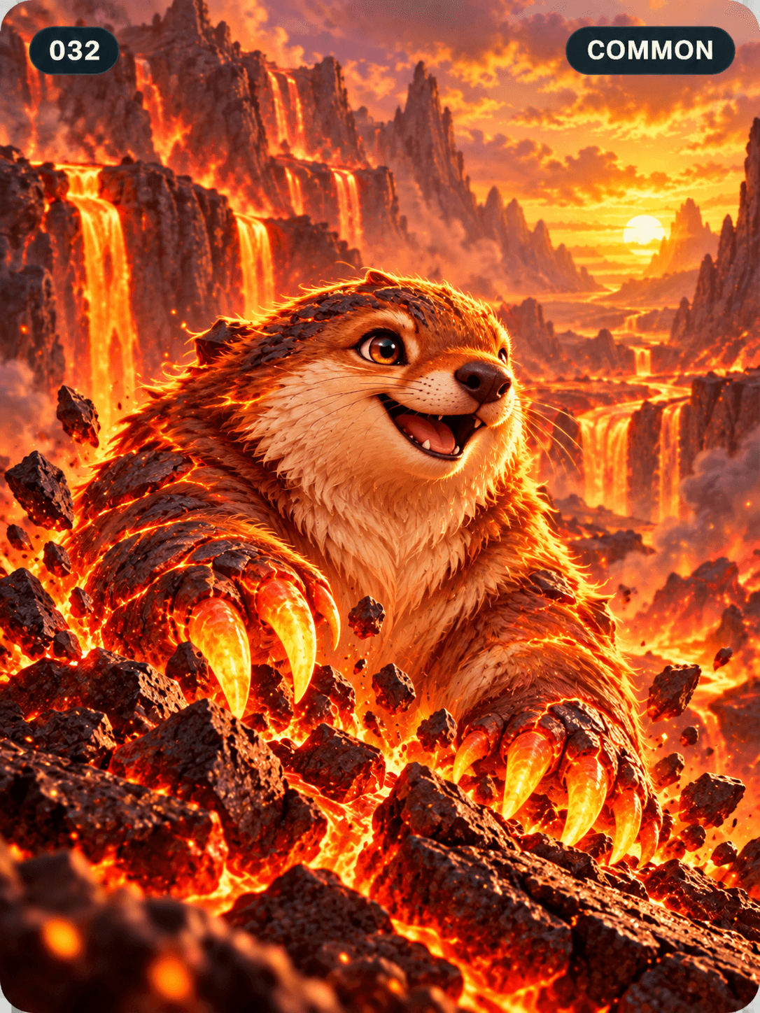 Magma Mole — Ember theme artwork